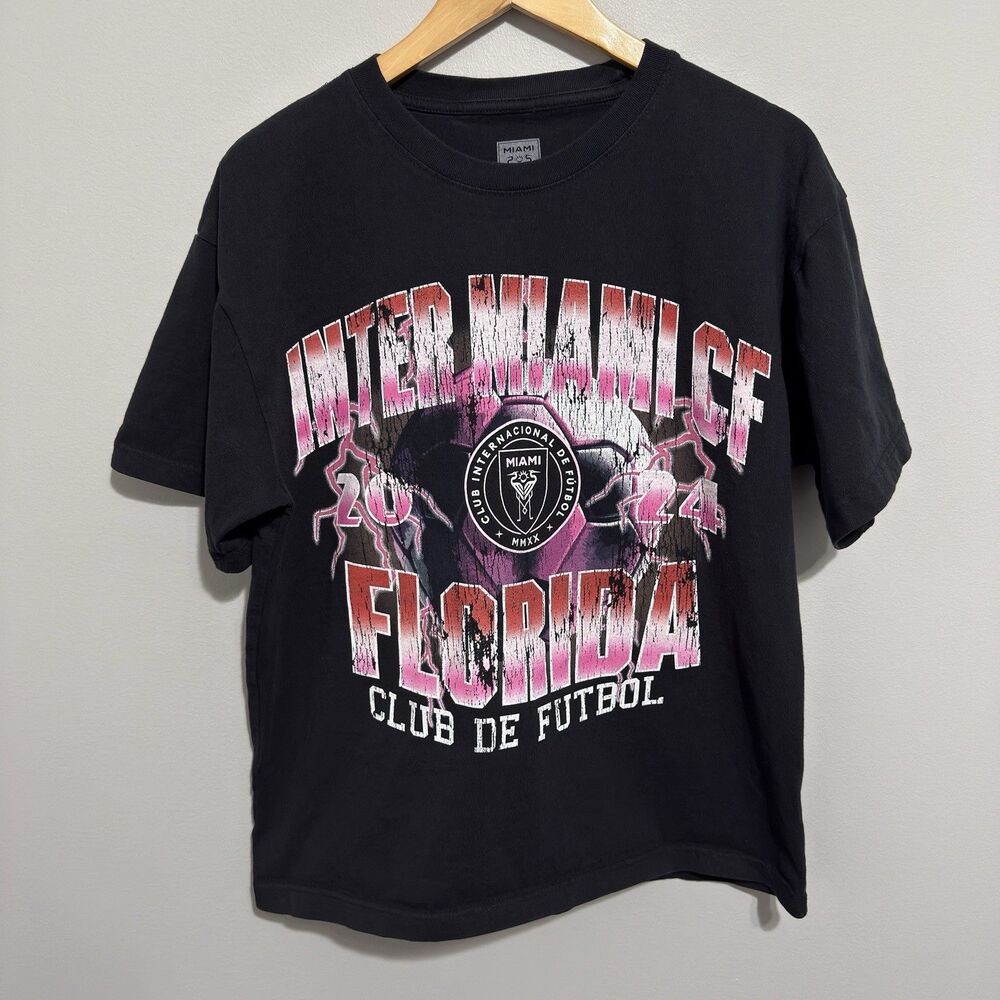 Inter Miami Pacsun Y2K Graphic Tee T-Shirt Size M Soccer Football Messi